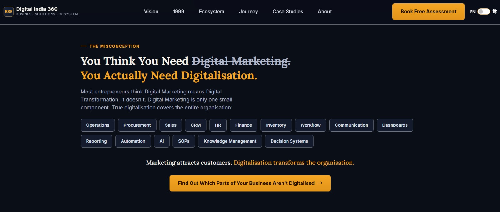 Digital India 360: You think you need digital marketing — you actually need digitalisation.